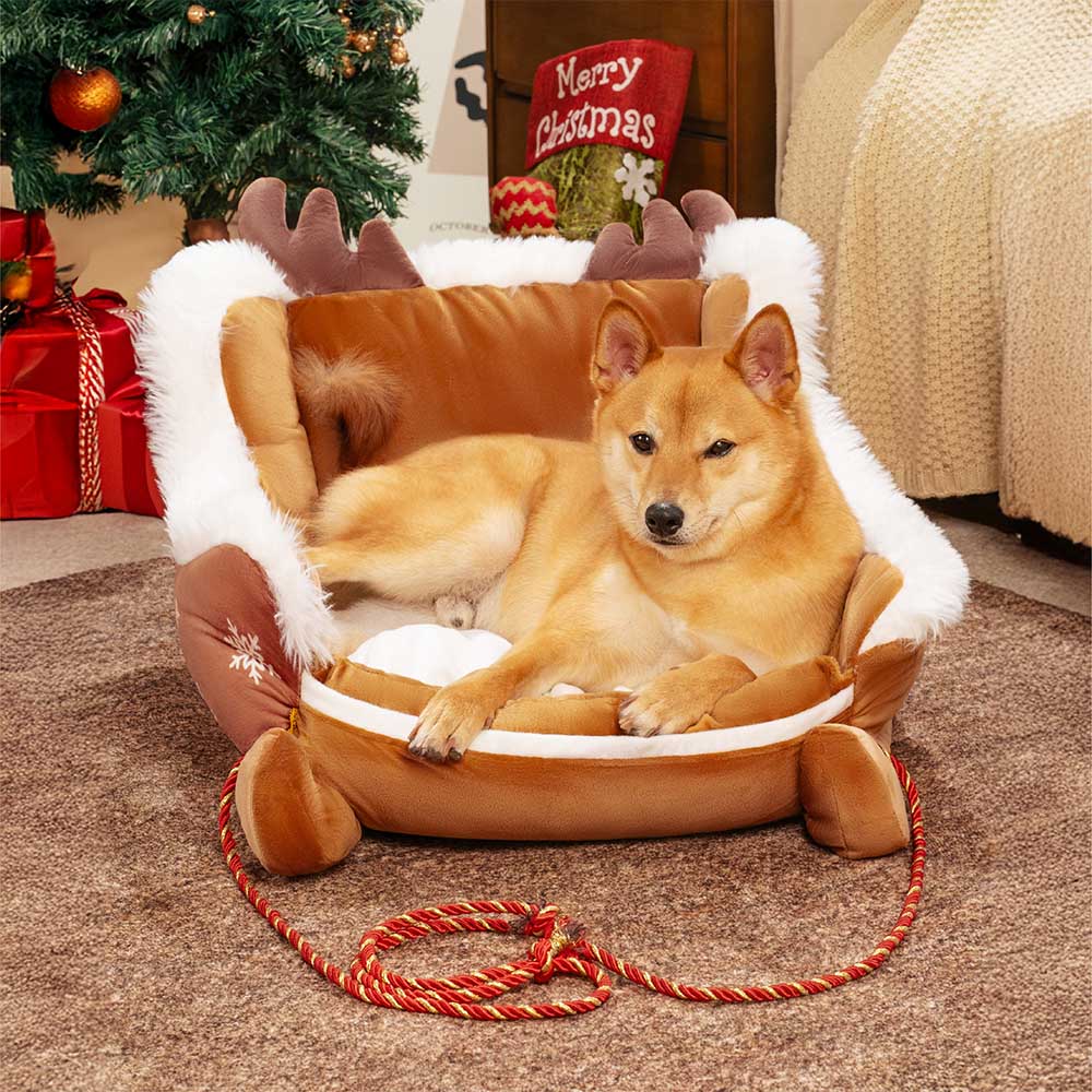 The Cozy Sleigh Dog Bed